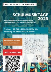 🎵🎤🎸 Schulmusiktage 2025 – Lass dich inspirieren! 🎸🎤🎵 – Jetzt anmelden!